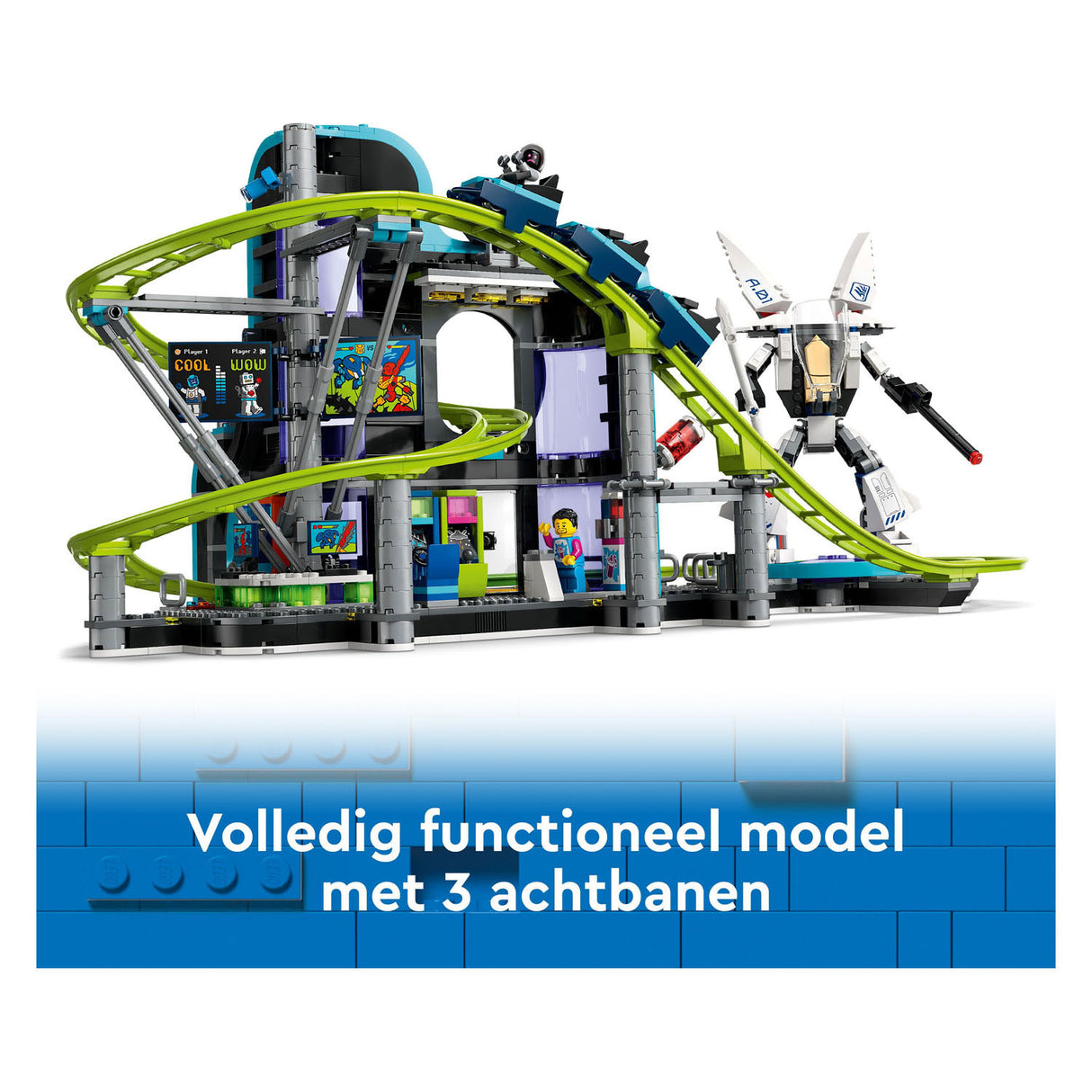 LEGO LEGO CITY 60421 Achtbaan in Robotwereld