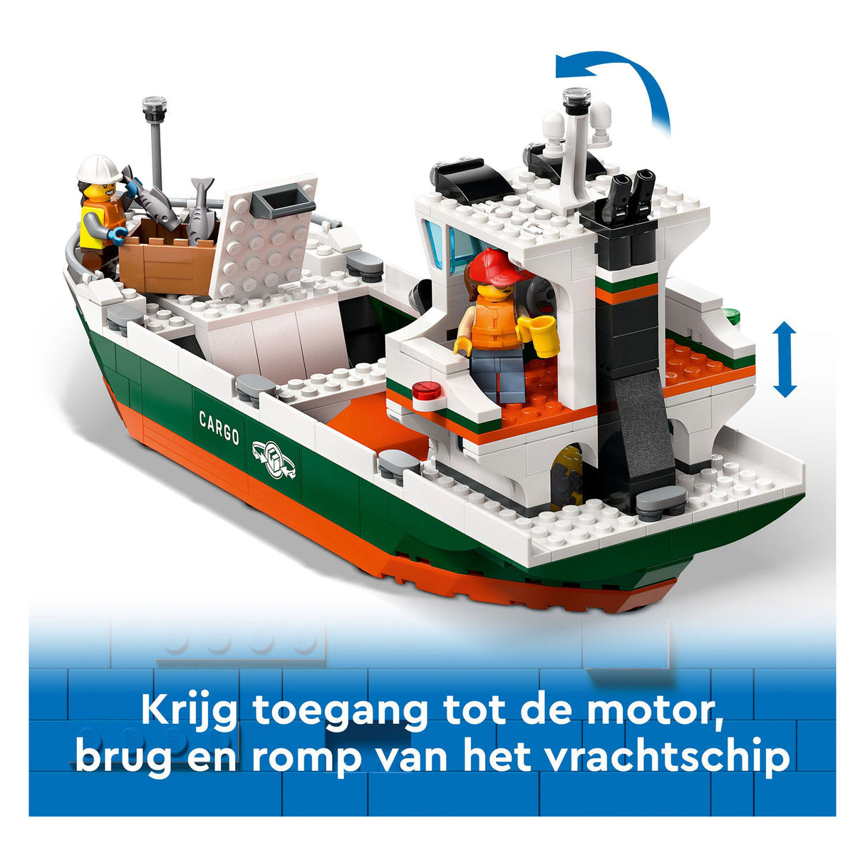 Lego Lego City 60422 Port ze statkiem towarowym