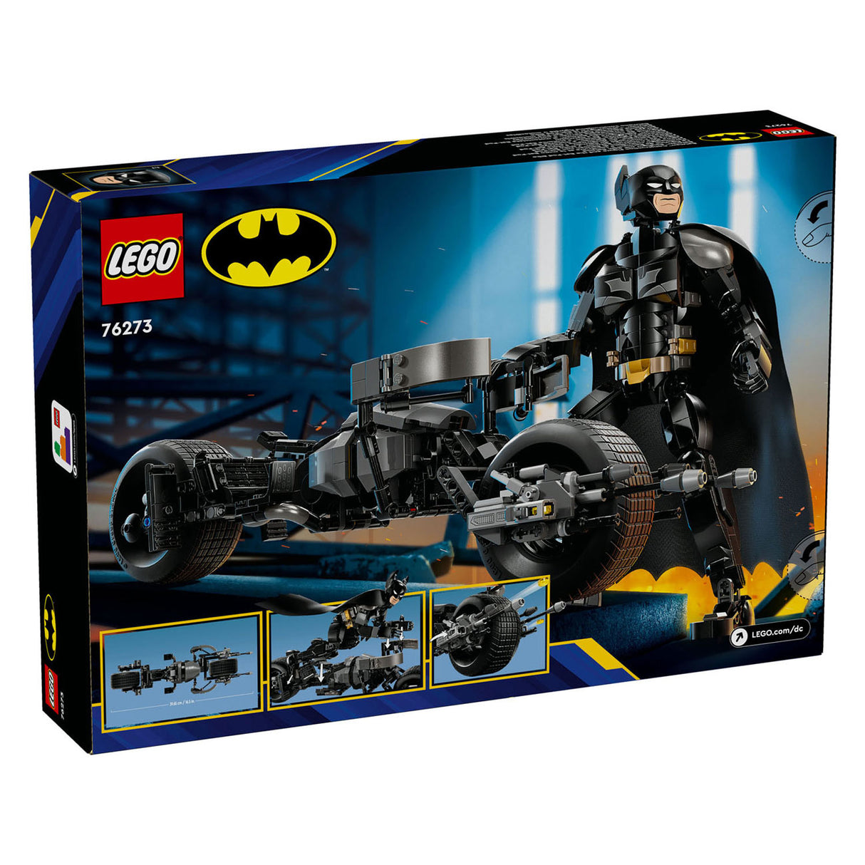 LEGO LEGO Super Heroes 76273 Figura dell'edificio e Motore di baccello di pipistrello