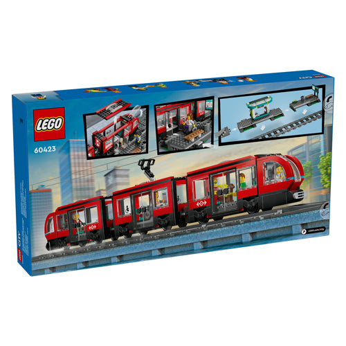 Lego City 60423 Stadstram in postaja