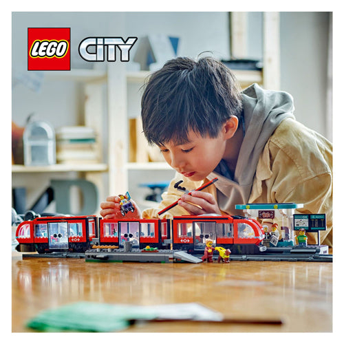 Lego City 60423 Stadstram in postaja