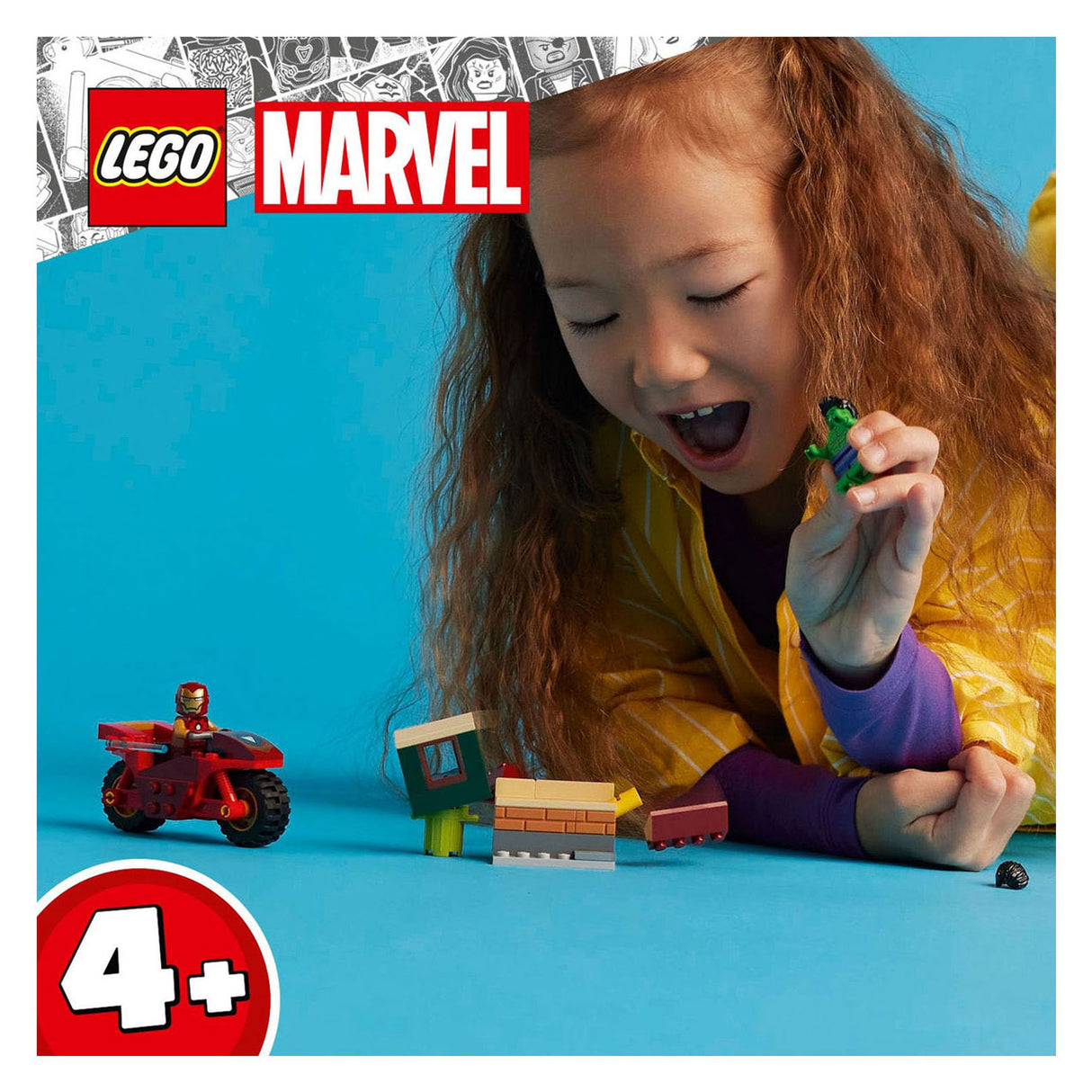 Lego Super Heroes 76287 Iron Man with Motor and De Hulk