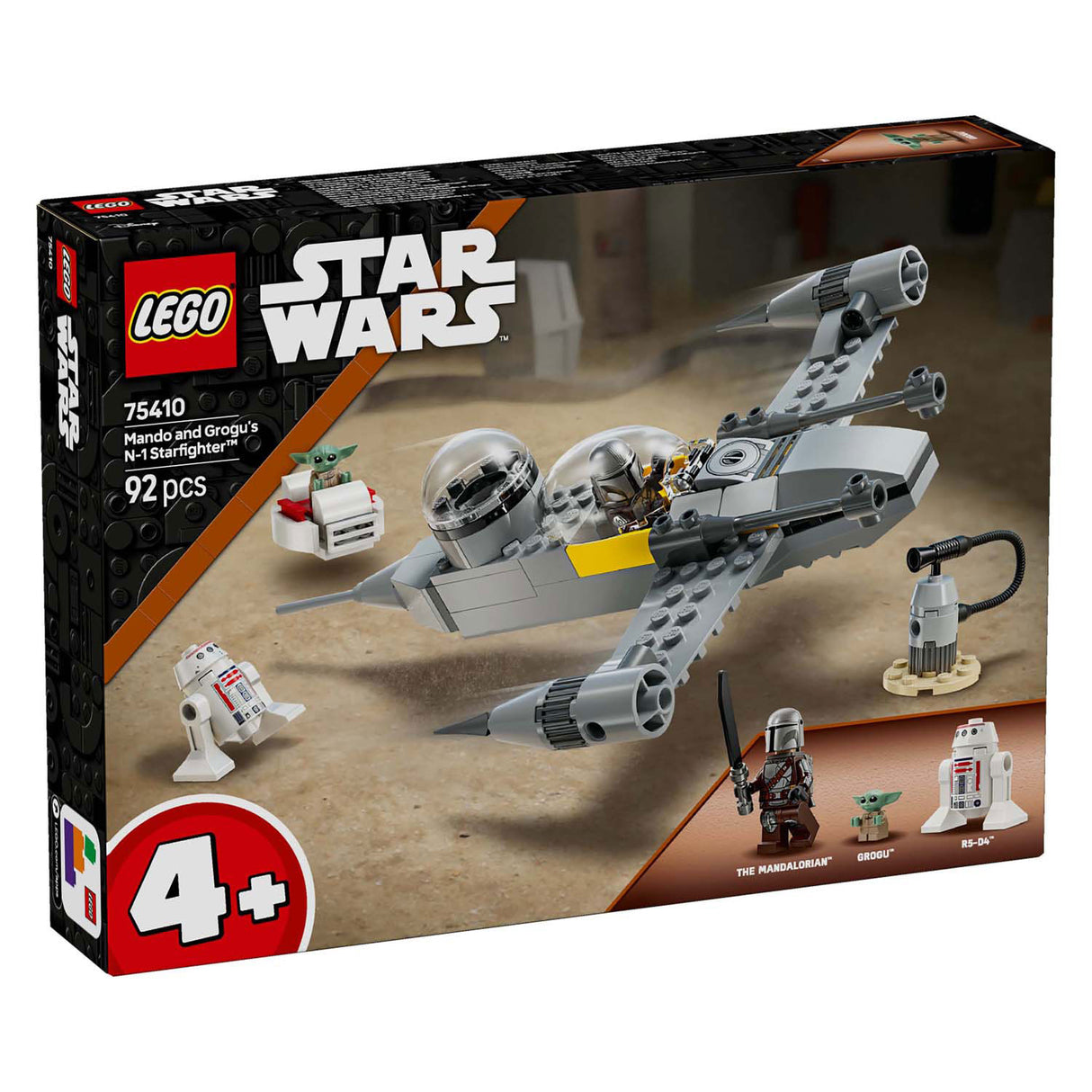 Lego Star Wars 75410 Mando a Grogu's N-1 Starfighter
