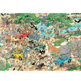 Jumbo Jan Van Haasteren Pluzzle - 2in1 Safari Storm, 1000st.
