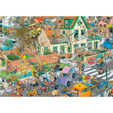 Jumbo Jan Van Haasteren Pluzzle - 2in1 Safari Storm, 1000st.