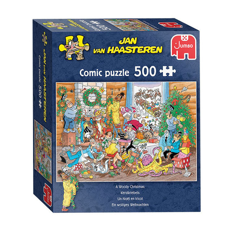 Jan Van Haastereren Puzzzel Puzzle Chrëschtdag Jitters, 500st.