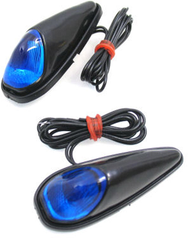 Edge Lamp LED SET PLAK LAMP BLÅ HUS Sort