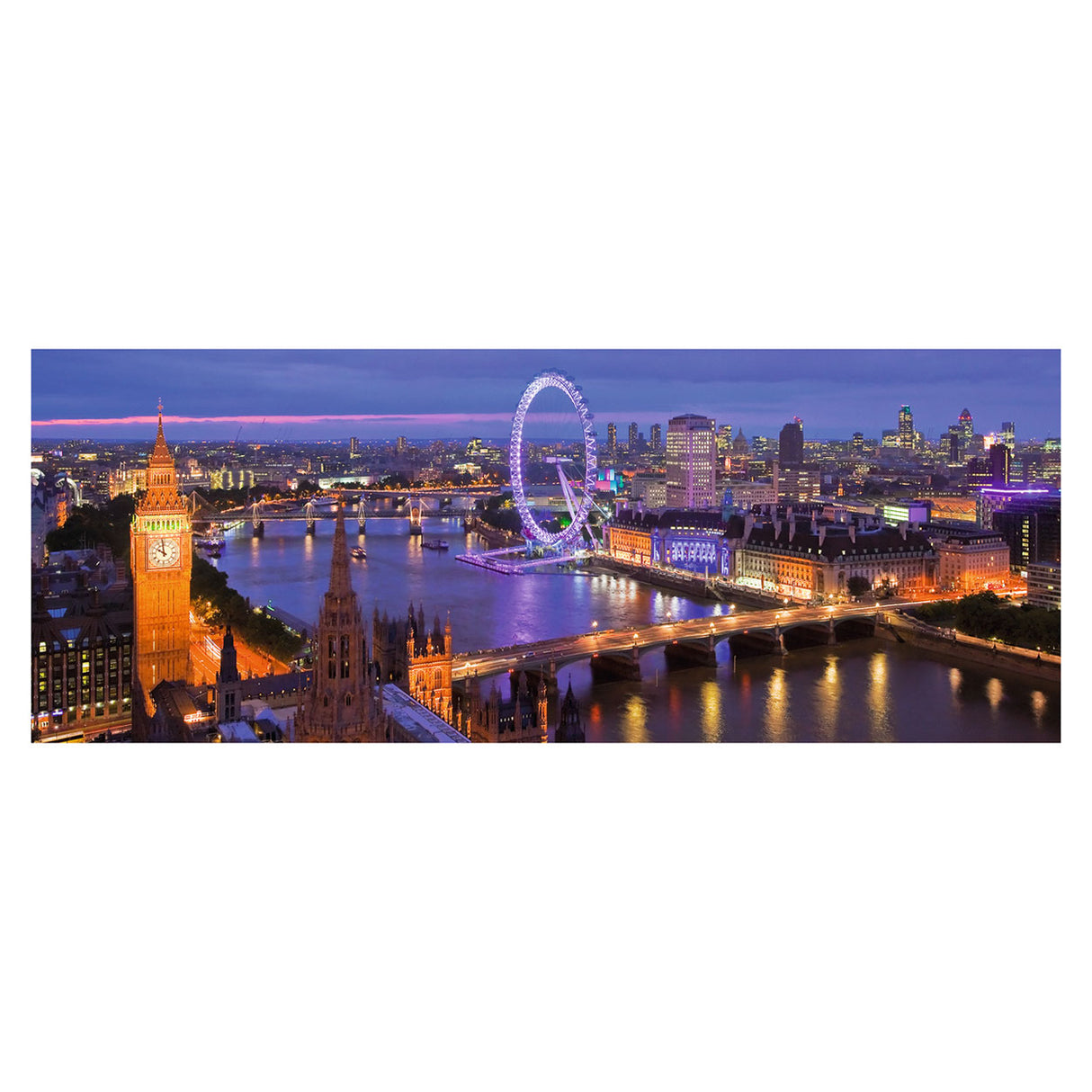 Ravensburger London v noci Panorama Puzzle 1000st.