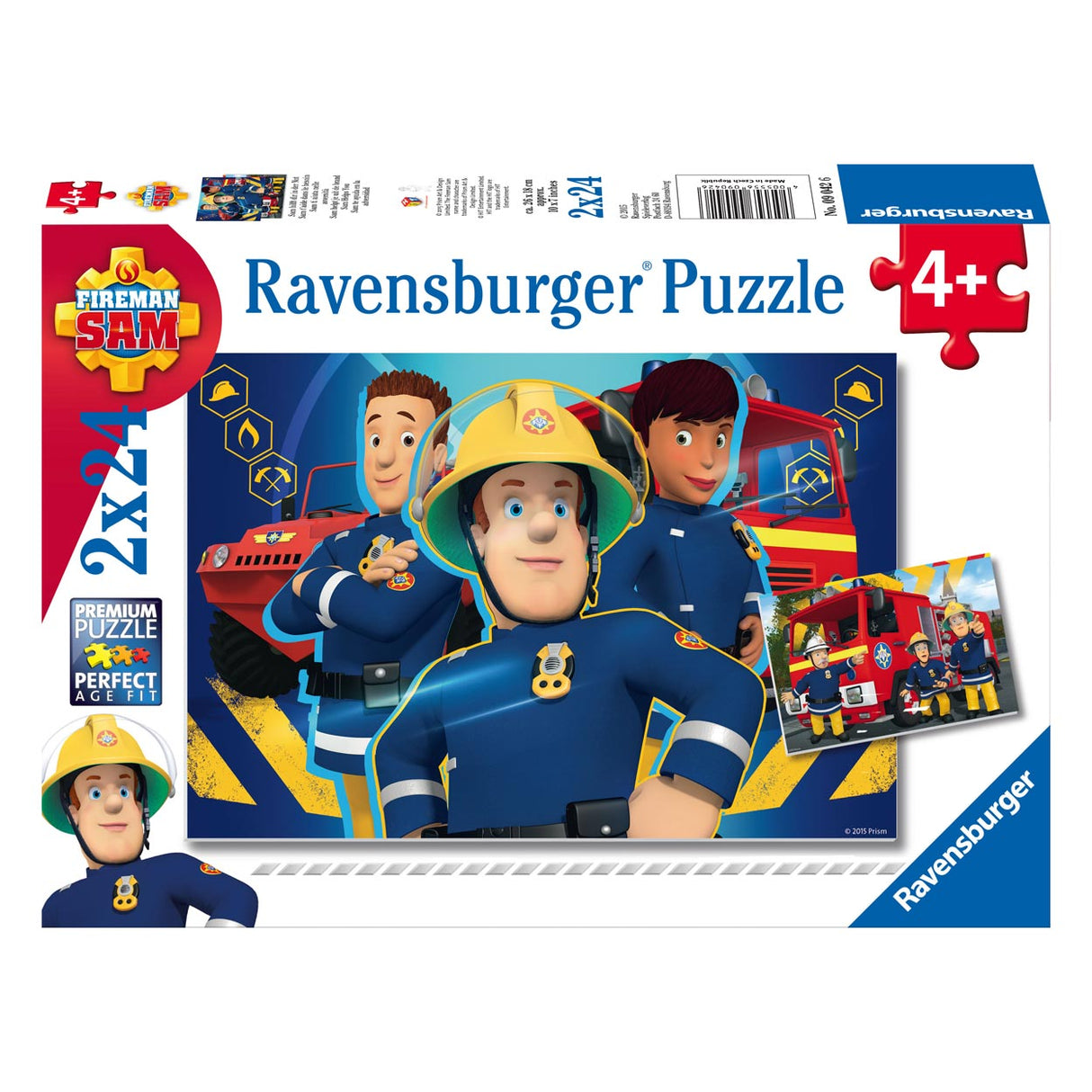 Ravensburger - Sam vous aide à sortir du feu 2x24 pièces