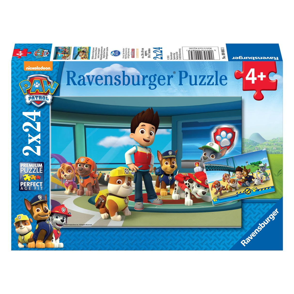 Ravensburger Paw Patrol Puzzle - užitečné sledování, 2x24st.