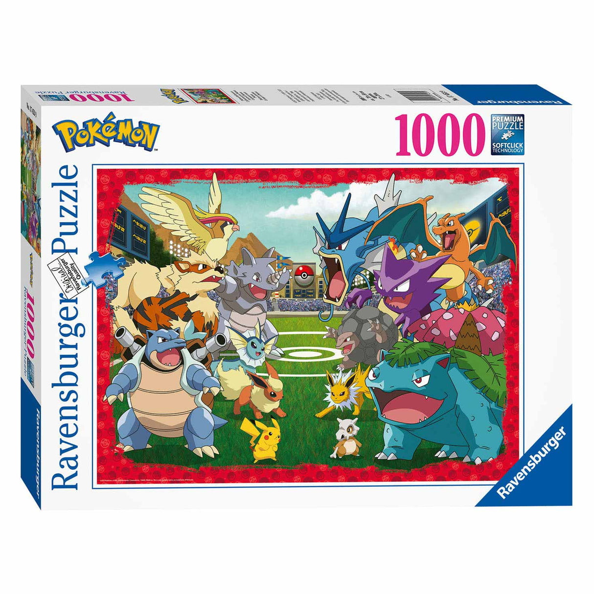 Konfrontace logiky Ravensburger mezi Pokémonem, 1000st.