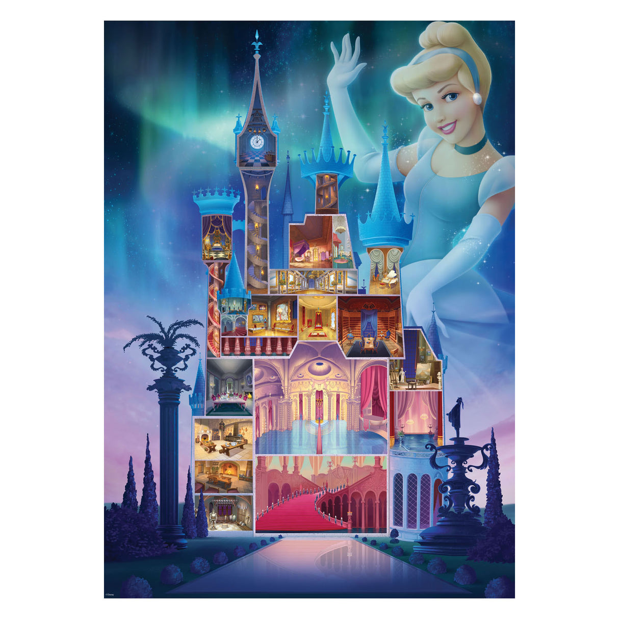 Ravensburger Castles Cinderella Puzzle, 1000st.