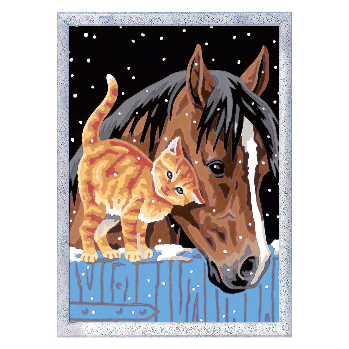 Ravensburger Creart Painting by number - Friends in the stable
