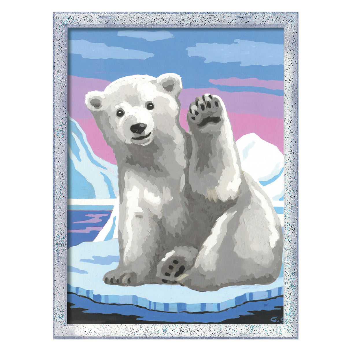 Ravensburger Kreart Gemälde bei Nummer - Great Pool Bear