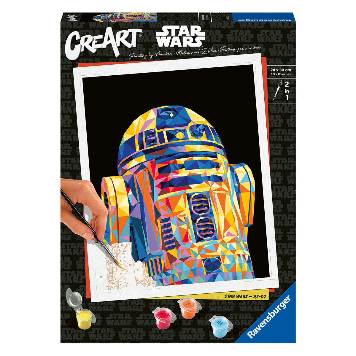 Ravensburger Crarts Molerei op der Unzuel Star Wars R2 D2