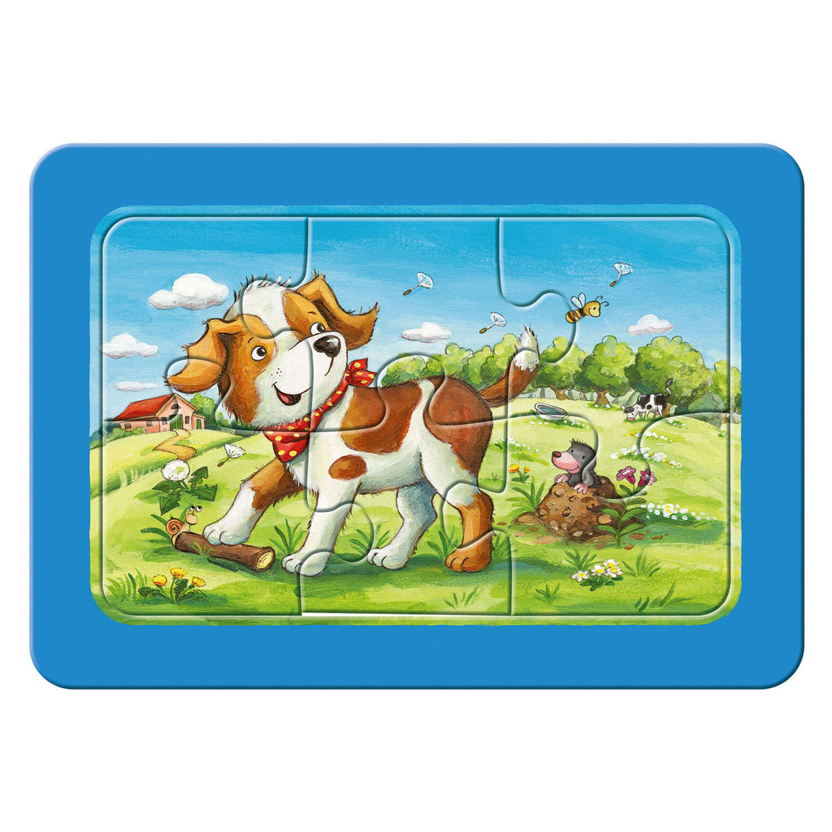 De Ravensburger huet d'Puzzzel meng Déier Frënn, 3x6st.