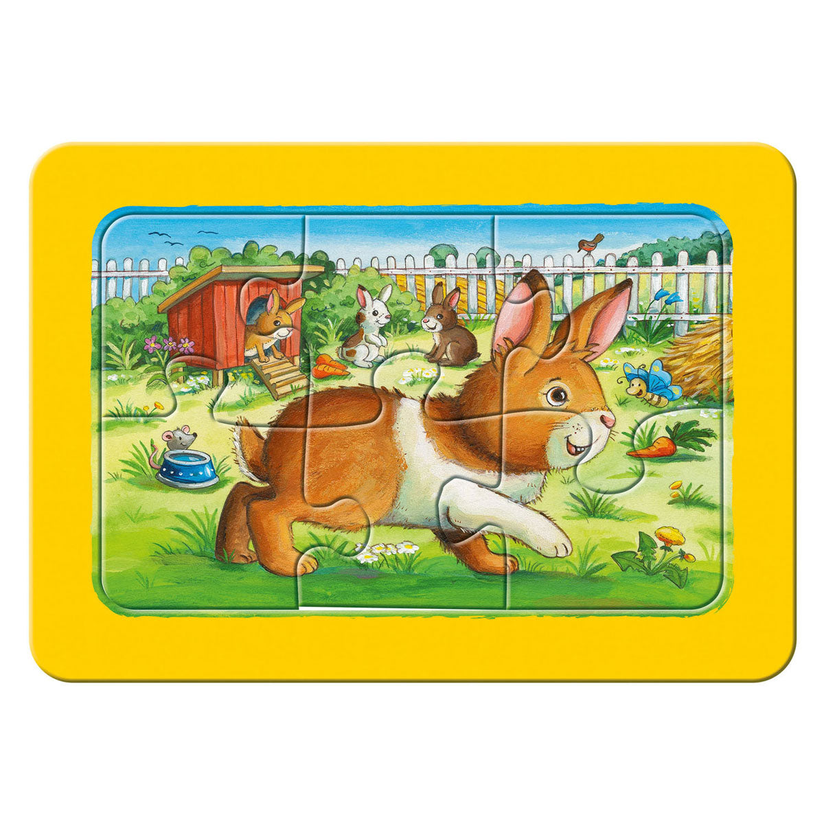 De Ravensburger huet d'Puzzzel meng Déier Frënn, 3x6st.