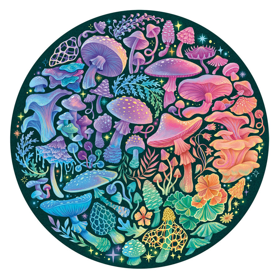 Ravensburger Jigsauw Puzzle Circle oder Faarf Champignonen, 500st.