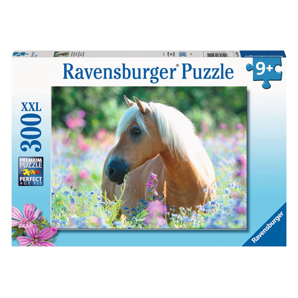 Ravensburger Jigsaw Puzzle XXL -hest mellom blomstene, 300.