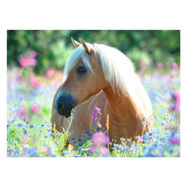 Ravensburger Jigsaw Puzzle XXL -hest mellom blomstene, 300.
