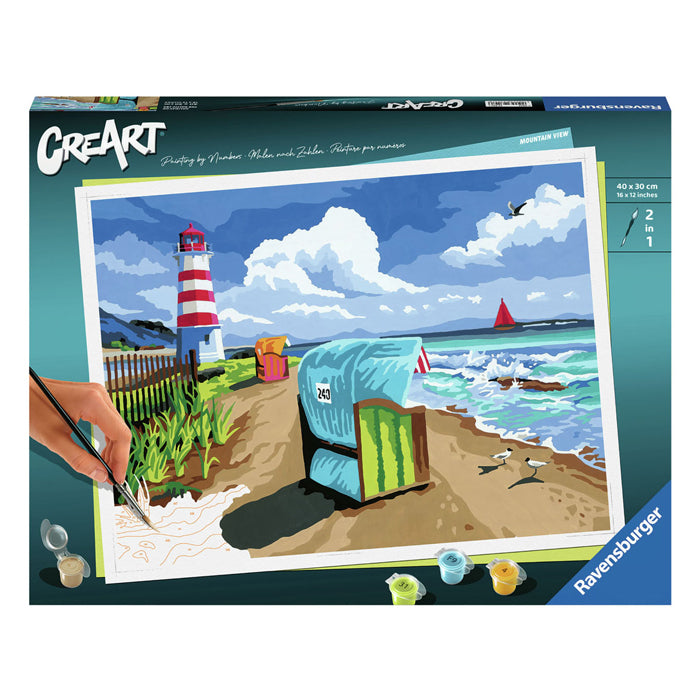 Ravensburger Crart Molerei op Lidd Vakanz op der Baltesch Mier
