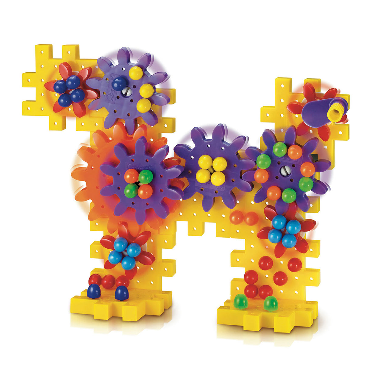 Quercetti Georello Gear Set Flower Dog Flower, 80dlg.
