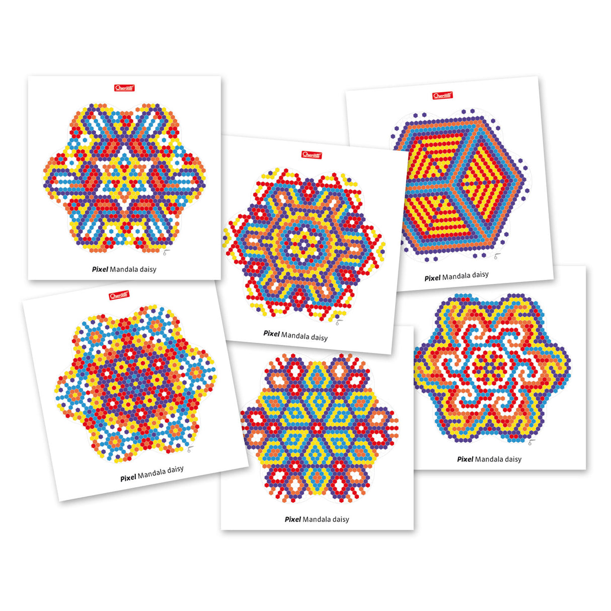 Quercetti Pixel Art Mandala, 1200 kolíků