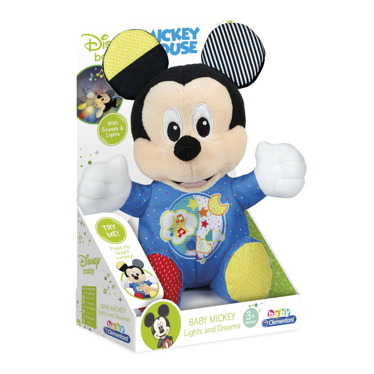 Clementi Mickey Mouse objem z glasbo in svetlobo