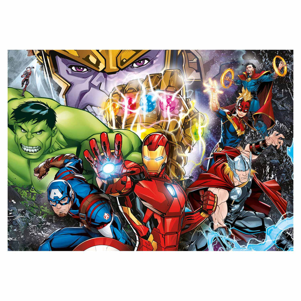 Clementoni Brilliant Puzzle Marvel Superhelden, 104st.