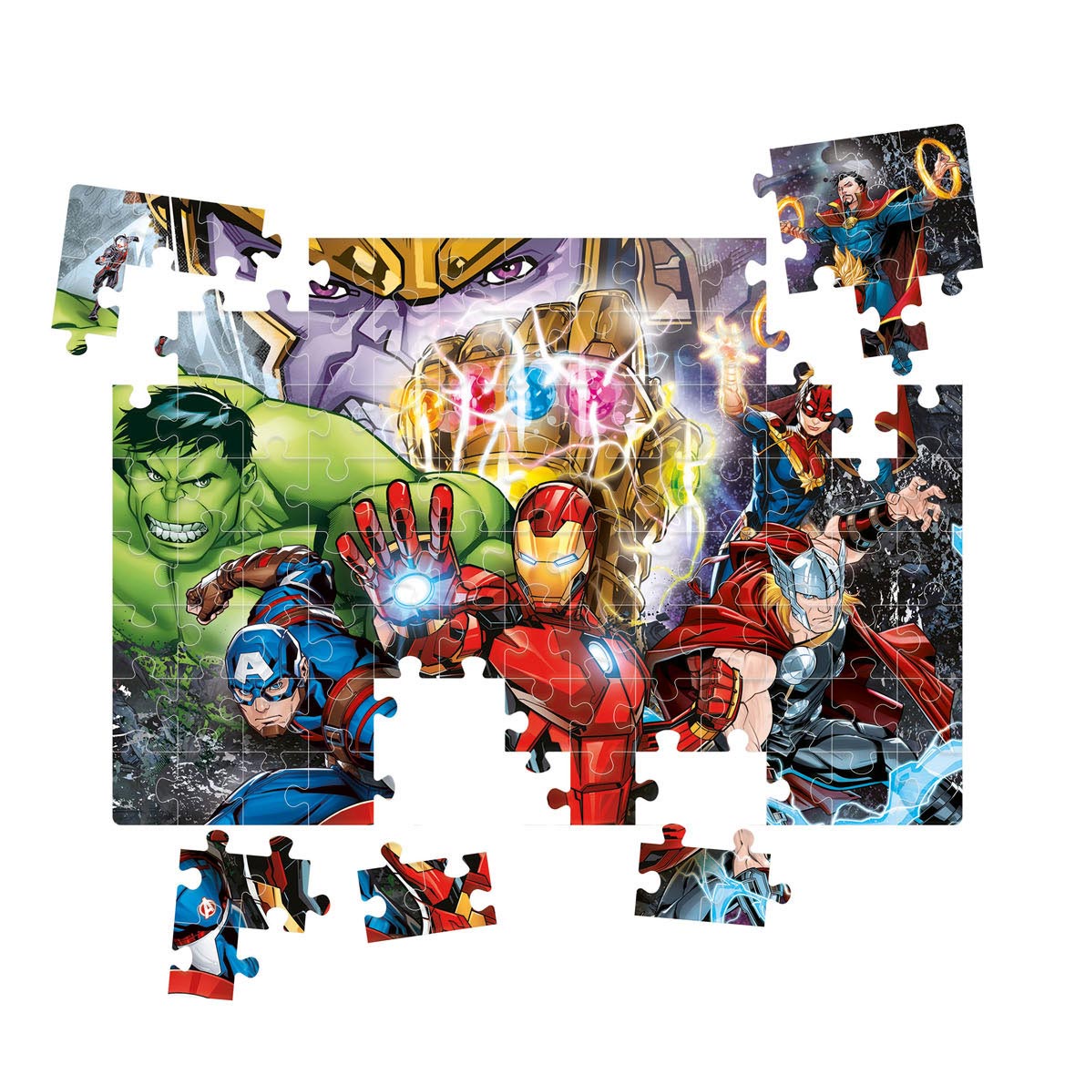 Clementoni Brilliant Puzzle Marvel Superhelden, 104st.