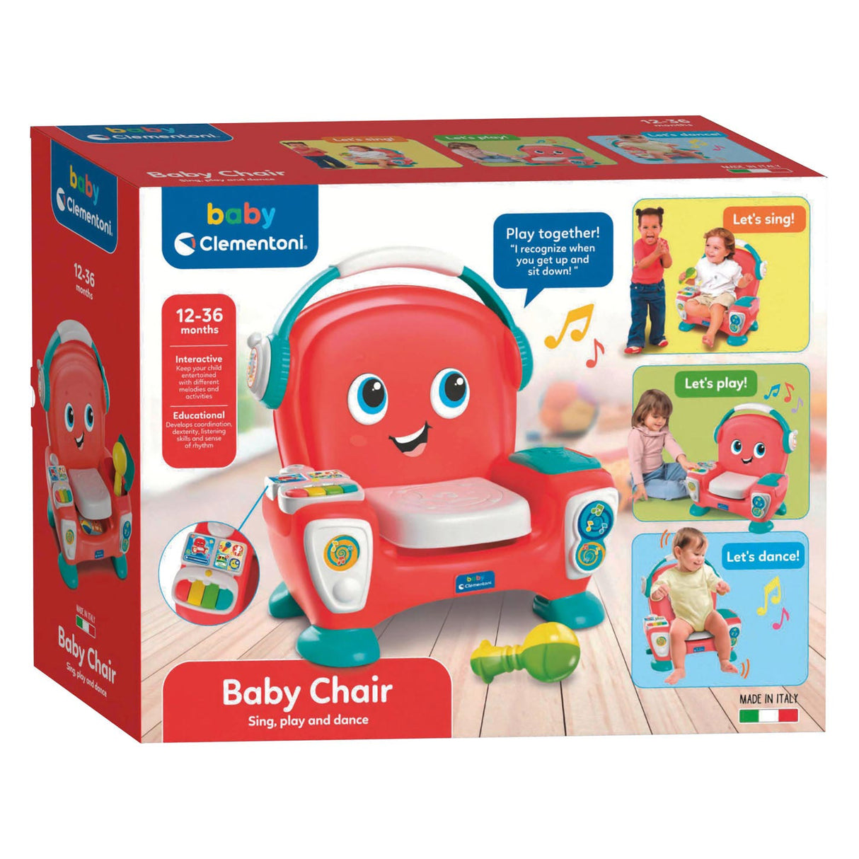 Silla alta de Clementoni Sing, Play and Dance