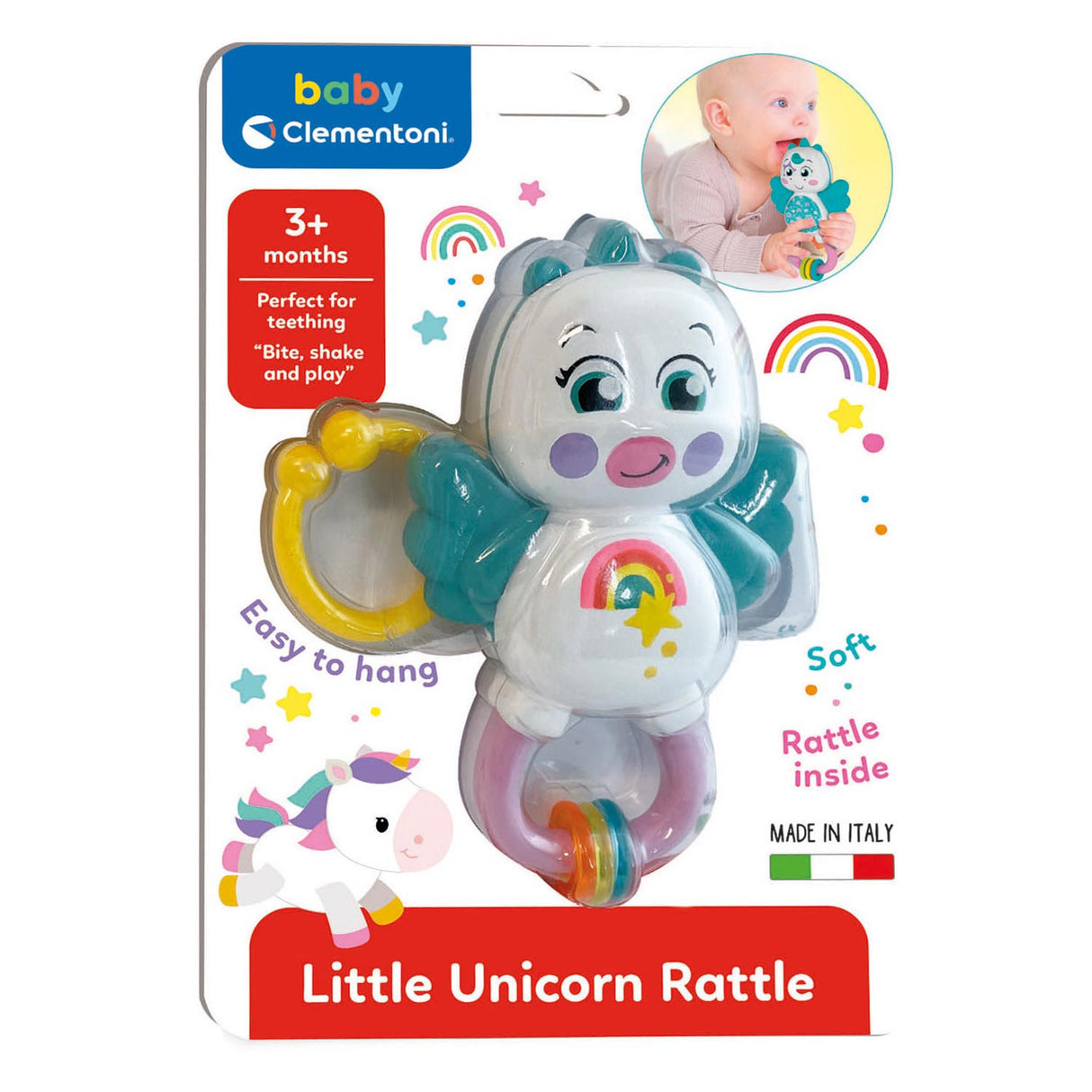 Cleronci Baby Rattle Unicorn