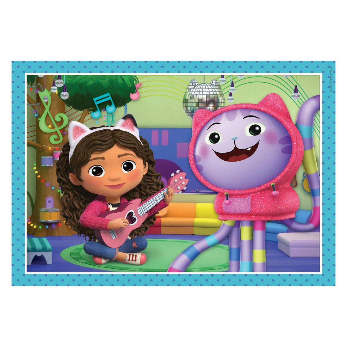Clemenstoni 4in1 Puzzle Gabby vum Dollhaus