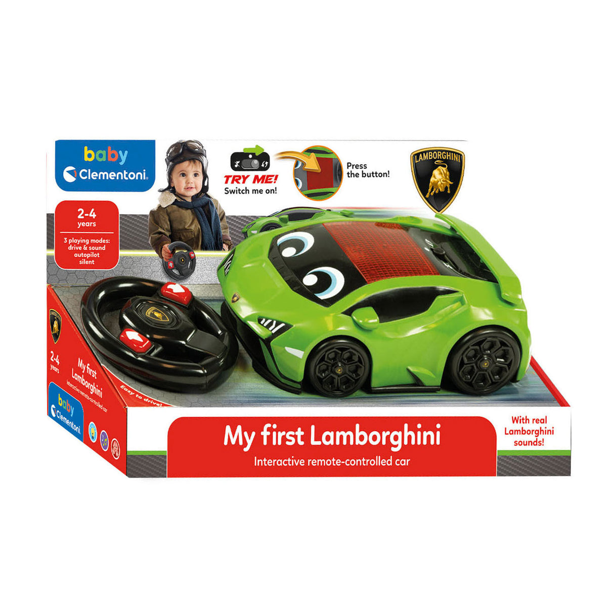 Clementoni Baby My First Lamborghini RC Storable car