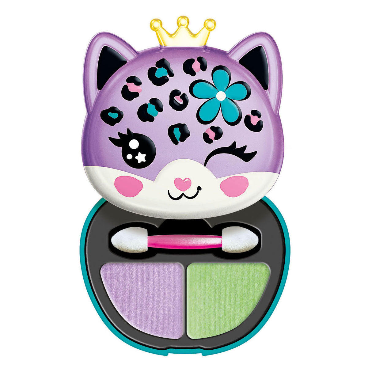 Clementoni Crazy Chic Eye Shadow in Makeup Box Leopard