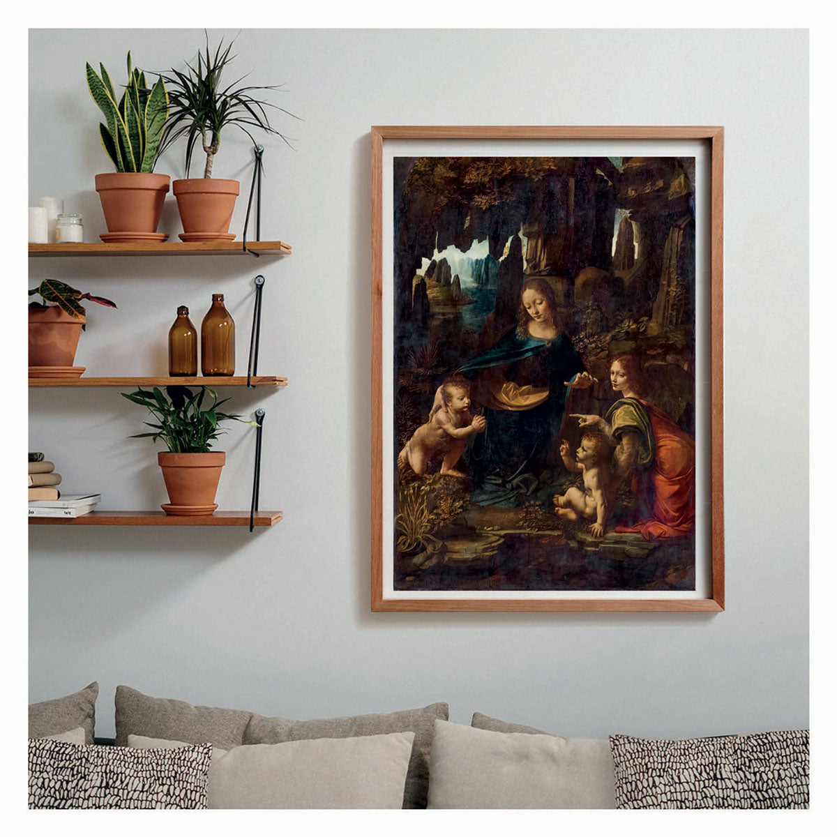 Clementoni Jigsaw Puzzle Artworks Madonna en la cueva, 1000.