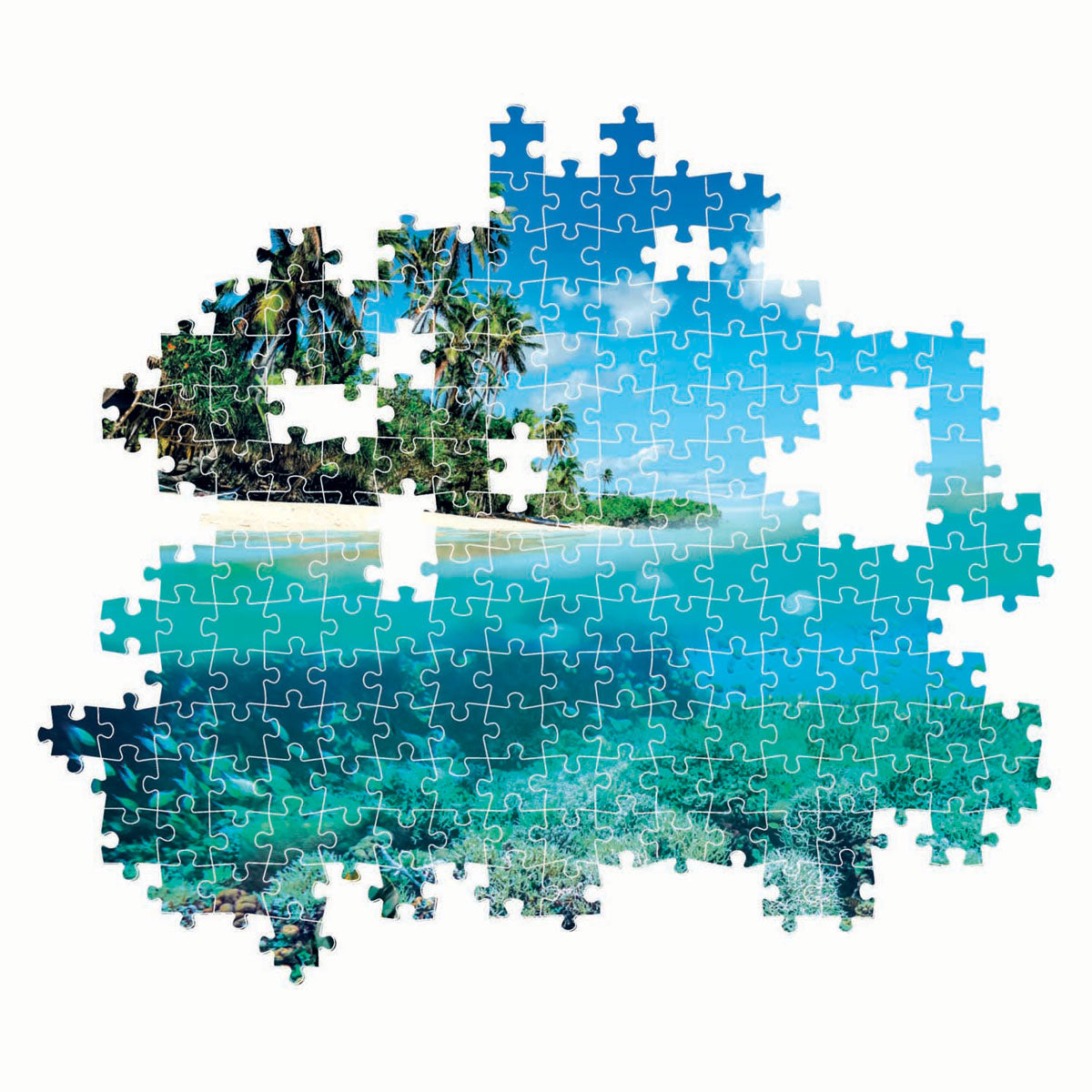 Clementoni jigsaw puzzle summer paradise, 1000st.