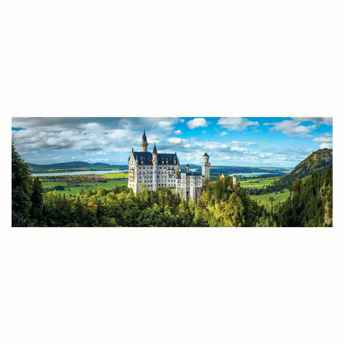 Clementoni Panorama Cover Slot Neuschwanstein, 1000st.
