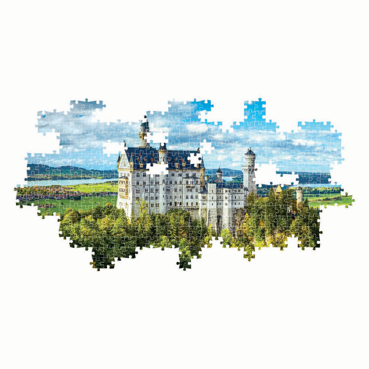 Clementoni Panorama Cover Slot Neuschwanstein, 1000st.