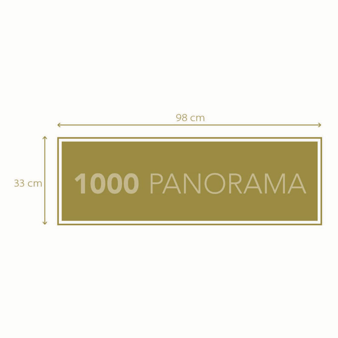 Clementoni Panorama täcker Wanakas guldreflektioner, 1000st.