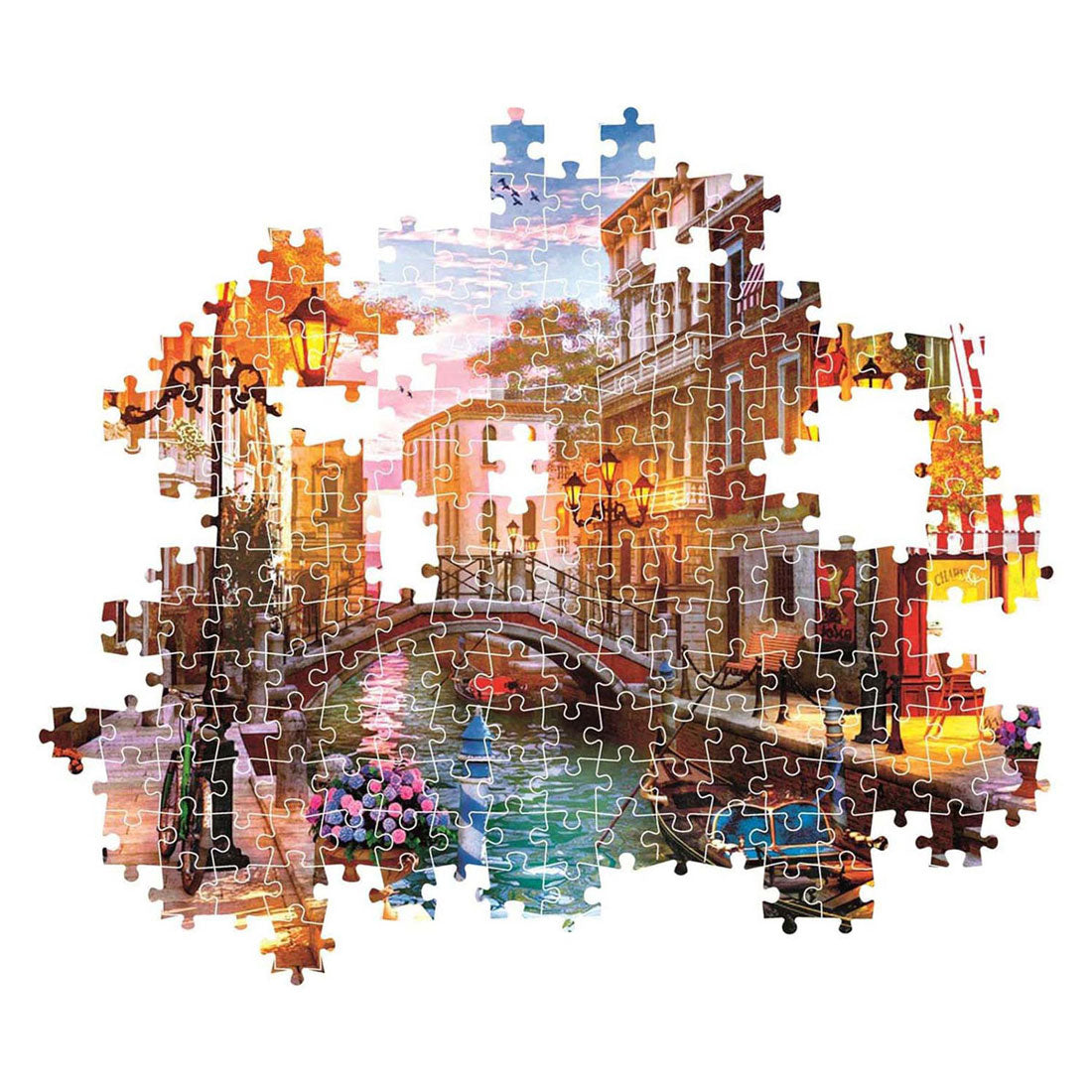 Clementijsko Jigsaw Puzzle Sunset Benetke, 500st.