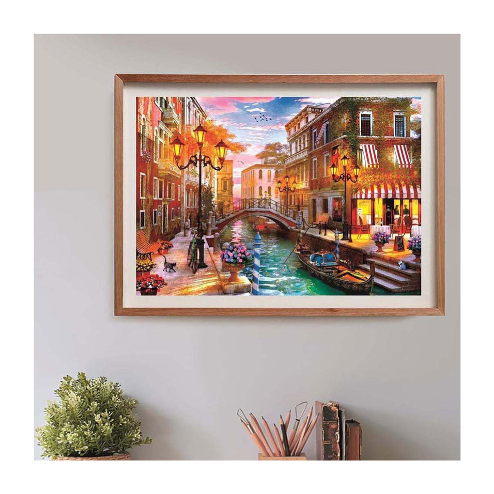 Clementijsko Jigsaw Puzzle Sunset Benetke, 500st.