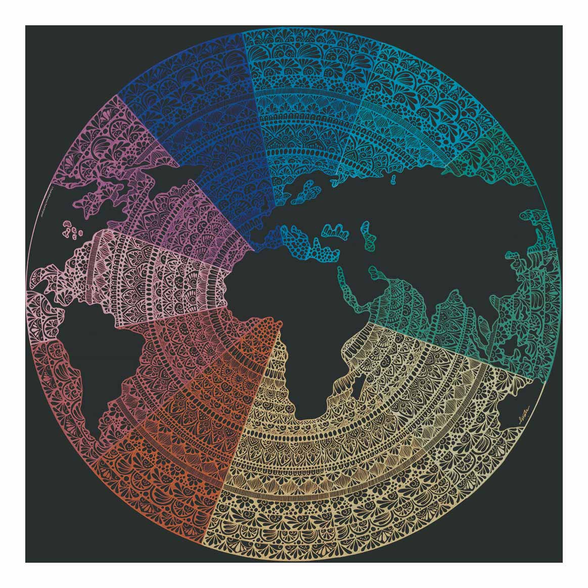Ravensburger Circle of Colors uganke Mandala, 500st.