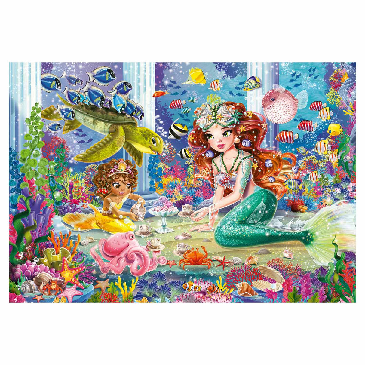 Ravensburger bezaubernde Meerjungfrau 2x24 Teile