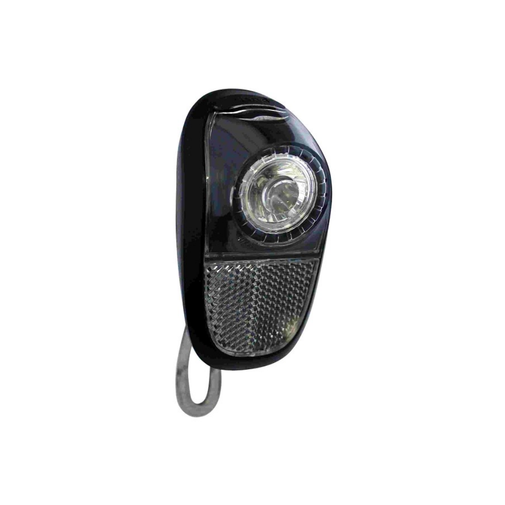 Union LED Headlight mobile fumée noire. piles incl.