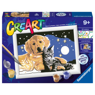 Ravensburger Kreart Gemälde auf Songhund und Poes Glitter