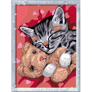 Ravensburger Crart Fridden Pussy Molerei vun der Zuel