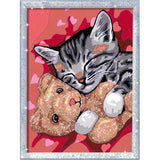 Ravensburger Crart Fridden Pussy Molerei vun der Zuel