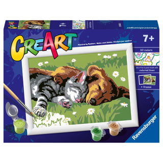 Ravensburger Crecer Malural na piosence śpiący pies i poes