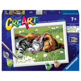 Ravensburger Crecer Malural na piosence śpiący pies i poes